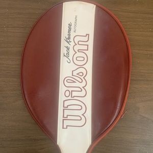 VTG Jack Kramer Autograph Wilson Tennis Racket Cover
